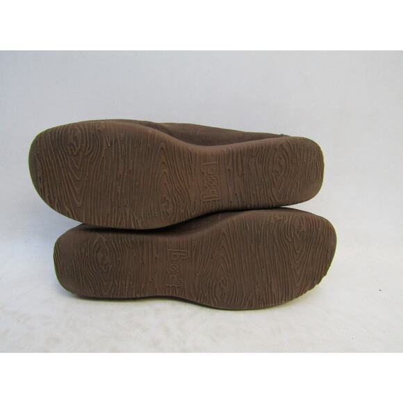 Born Womens Size 11 M Brown Suede Lace Up Mocc Toe Ankle Fashion Boots Bootie - Picture 9 of 11